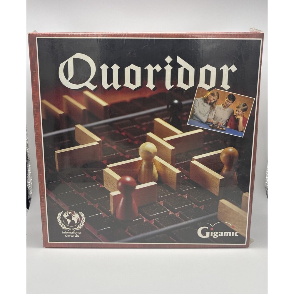 Vintage QUORIDOR Game By Gigamic 1997 Wooden Board Contents Sealed Complete NEW